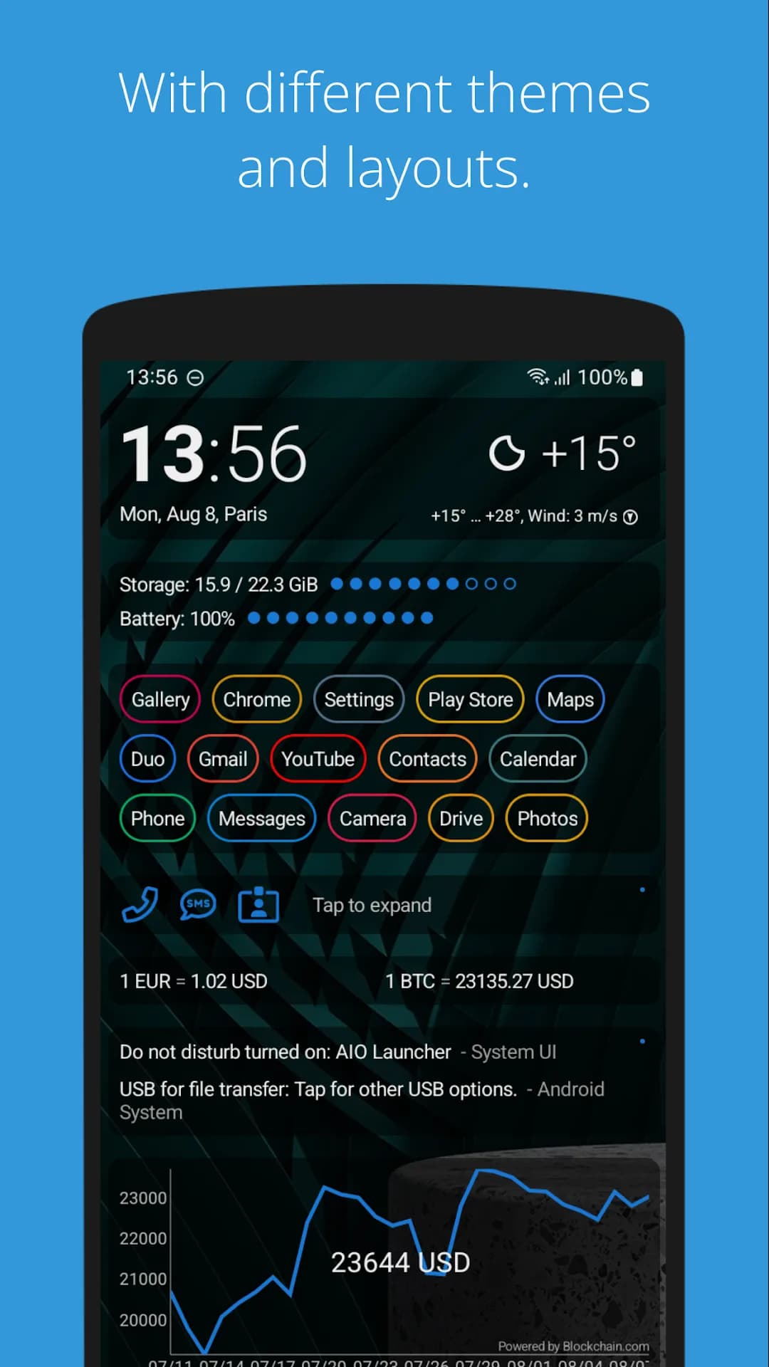 AIO Launcher — Capture d’écran 2