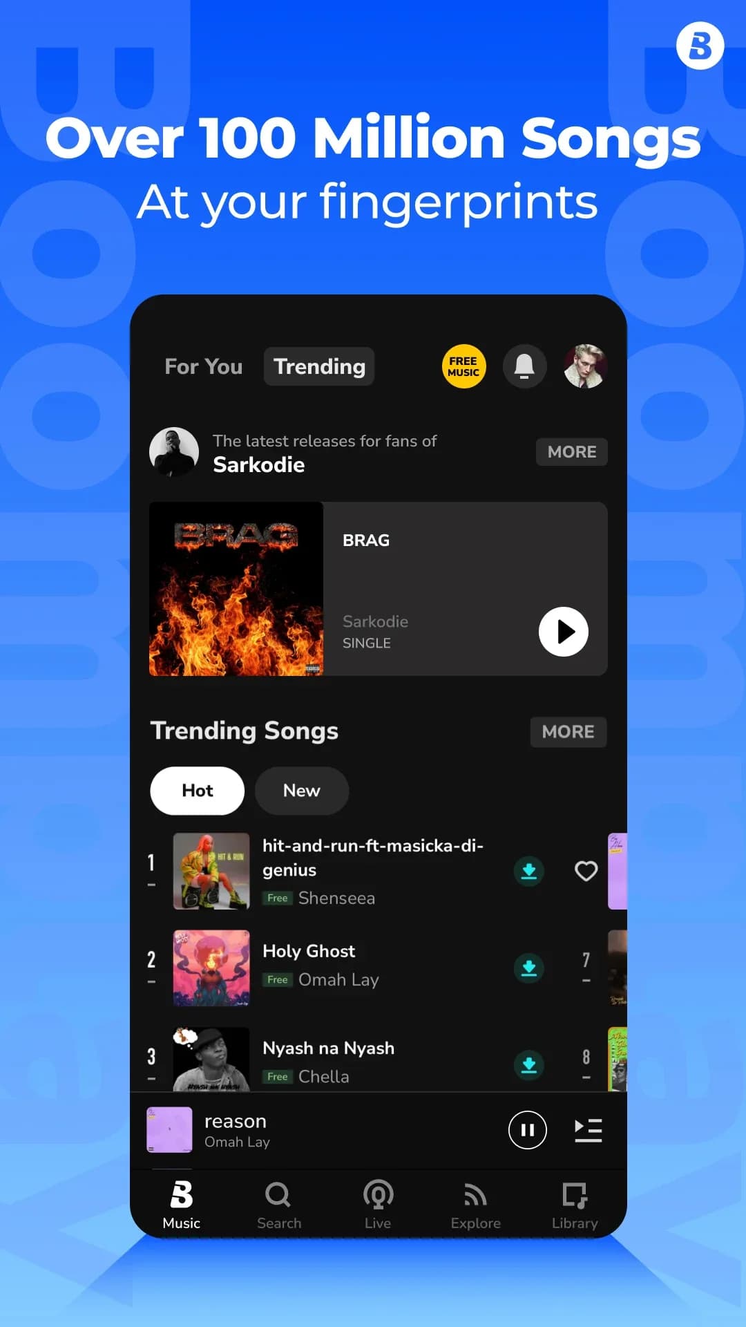 Boomplay — Captura de tela 1