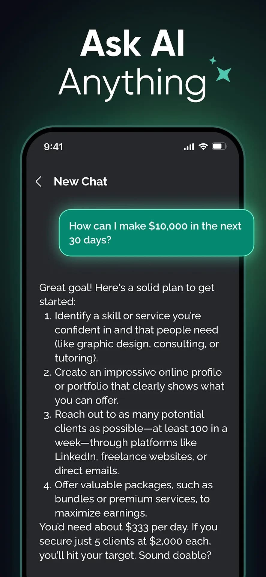 Chatbot AI — Captura de tela 2