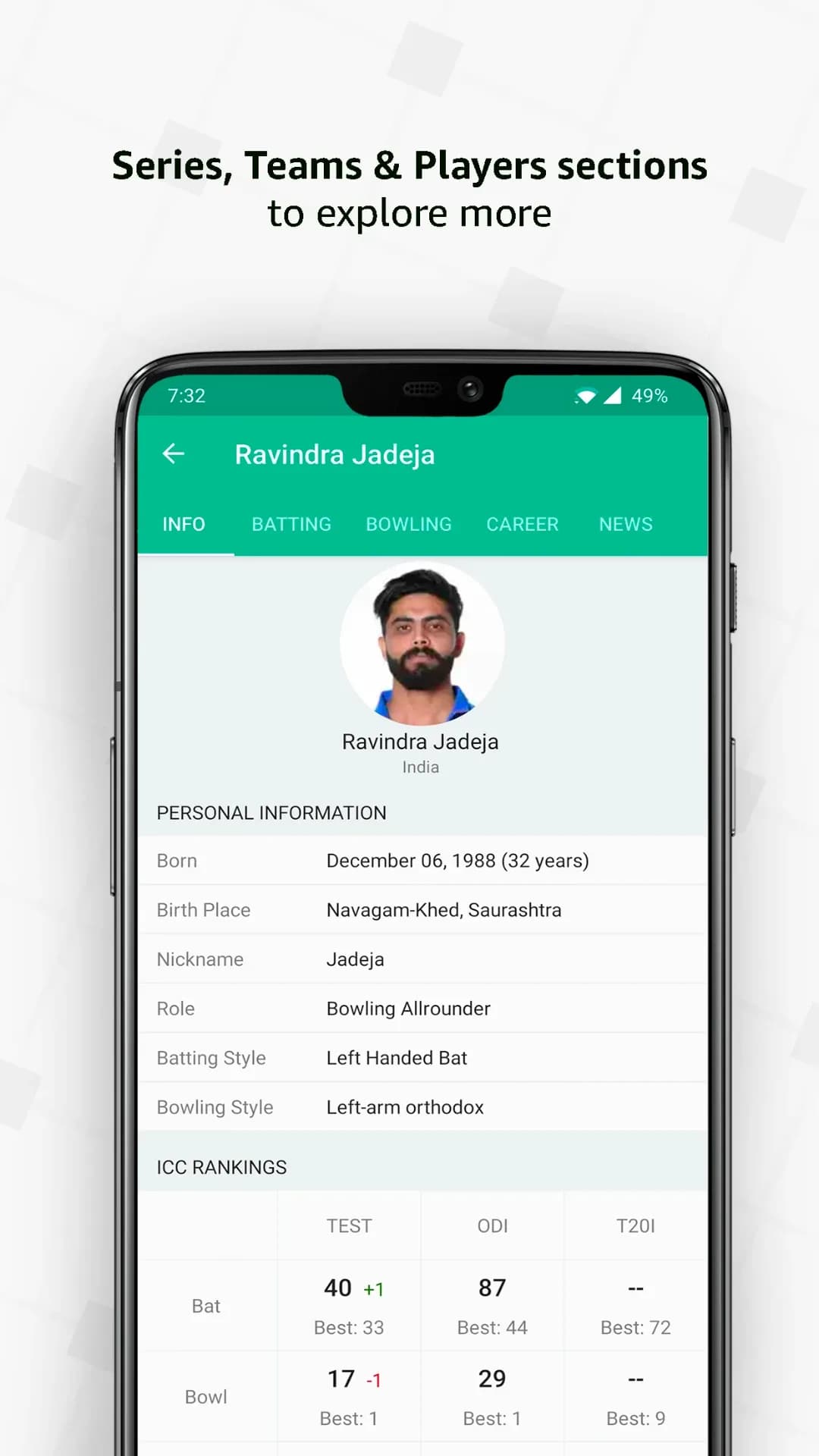 Cricbuzz — Captura de tela 8