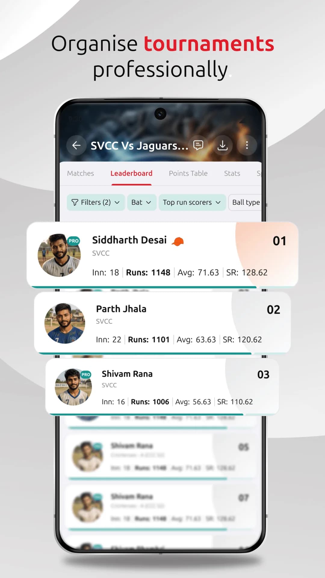 CricHeroes مهكر — لقطة شاشة 3