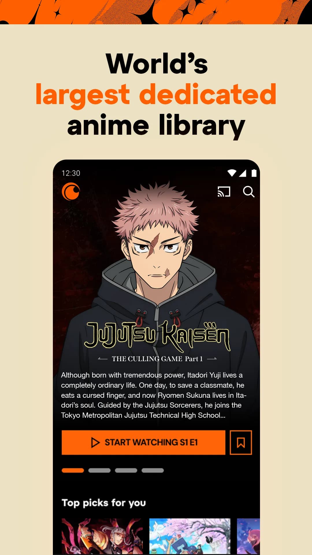 Crunchyroll — Captura de pantalla 1