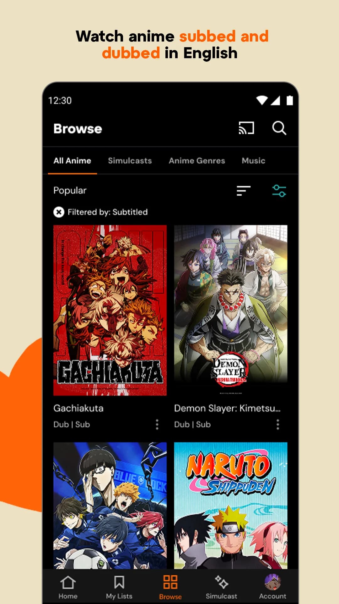 Crunchyroll — Captura de pantalla 4