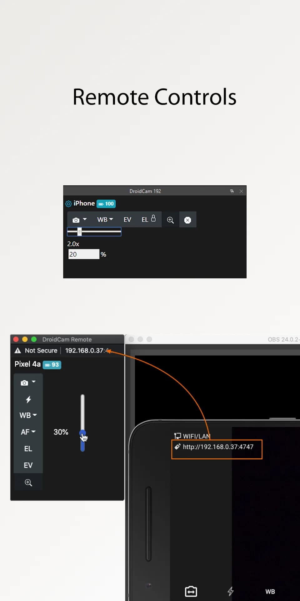 DroidCam OBS — Screenshot 5