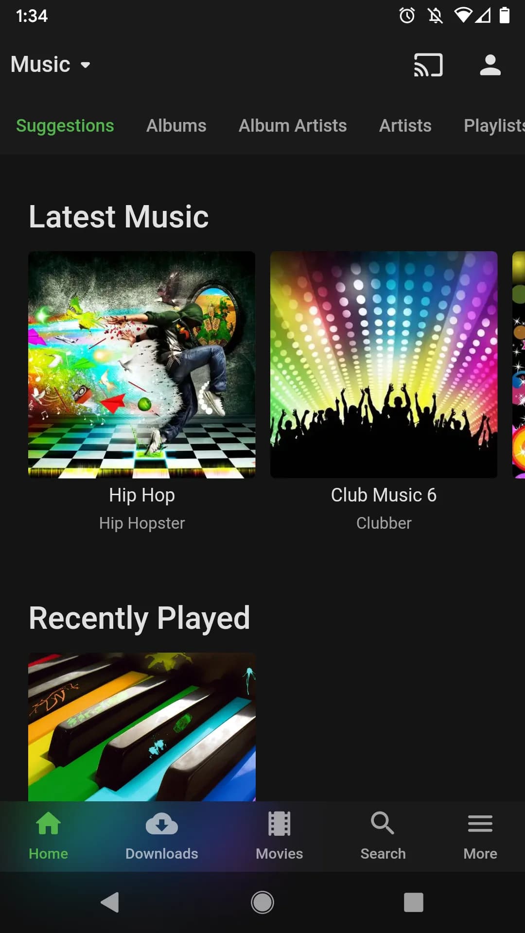 Emby for Android TV — Screenshot 1