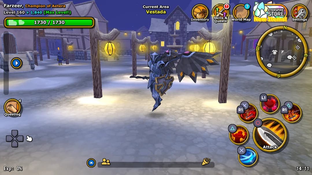 Eterspire MMORPG مهكر — لقطة شاشة 8