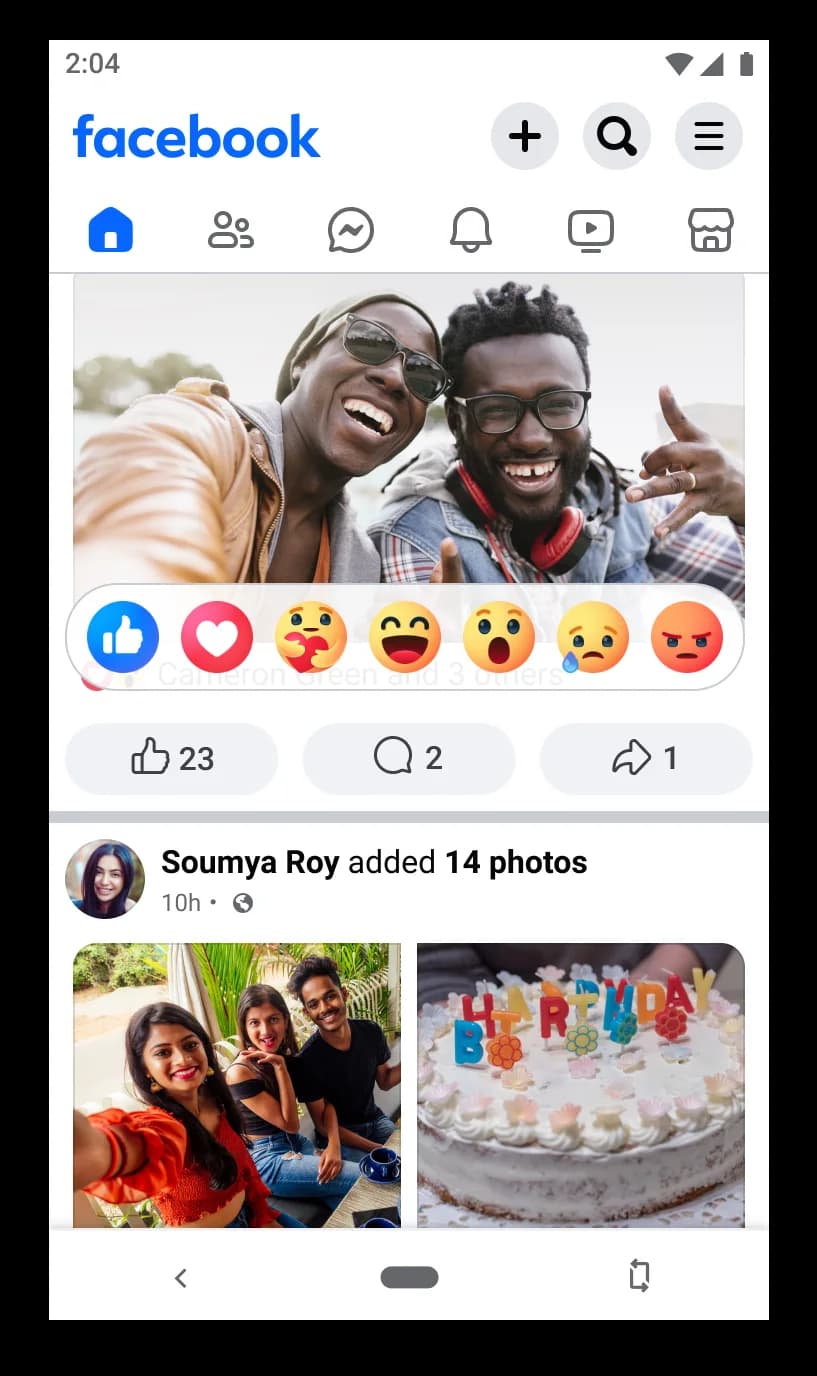 Facebook Lite — Captura de tela 2