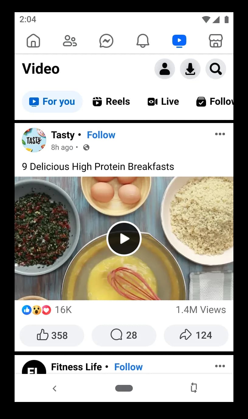 Facebook Lite — Captura de tela 3