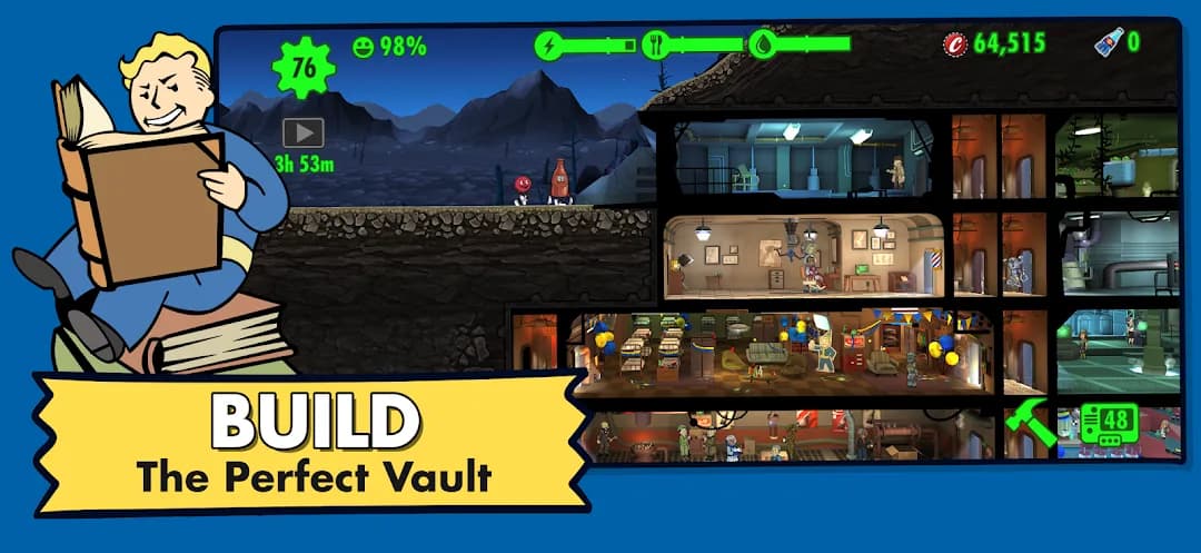 Fallout Shelter مهكر — لقطة شاشة 3