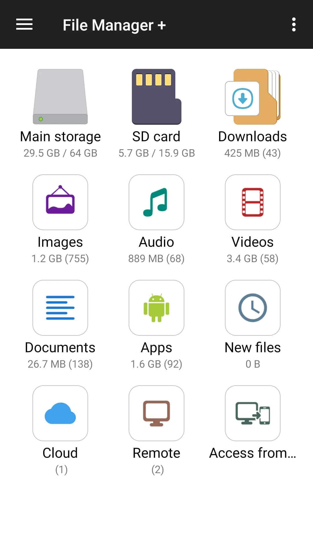 File Manager — Captura de pantalla 1
