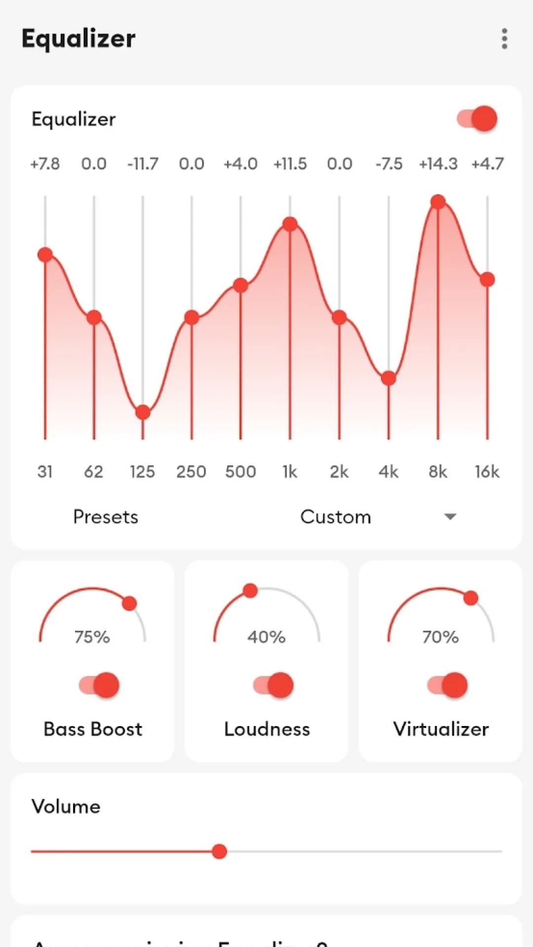 Flat Equalizer — Capture d’écran 8