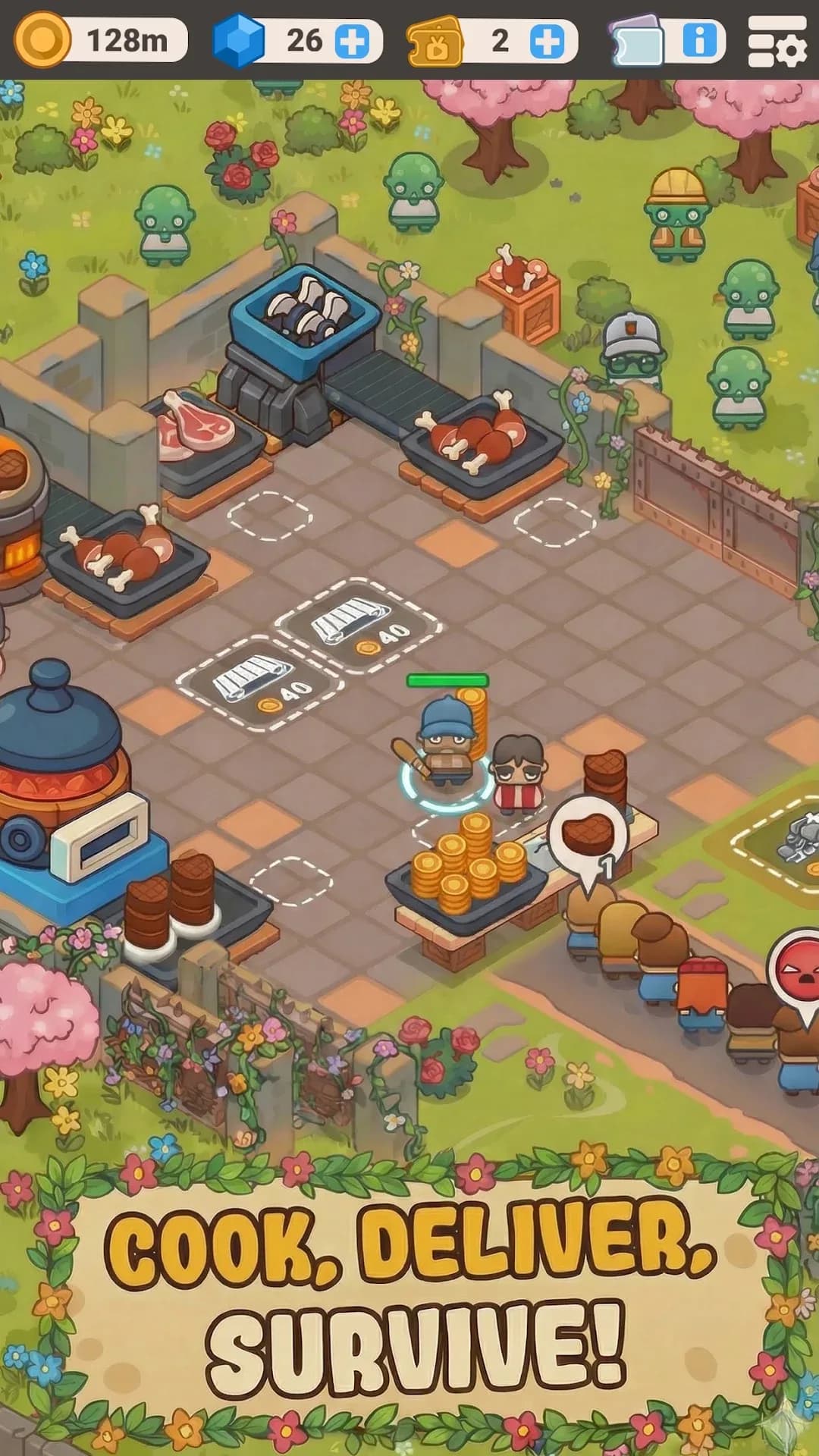 Idle Outpost مهكر — لقطة شاشة 2