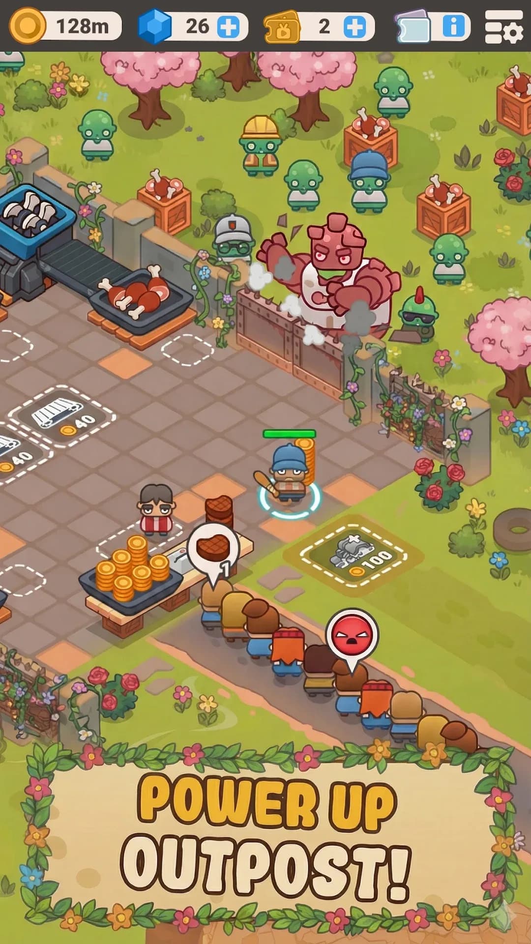 Idle Outpost مهكر — لقطة شاشة 4