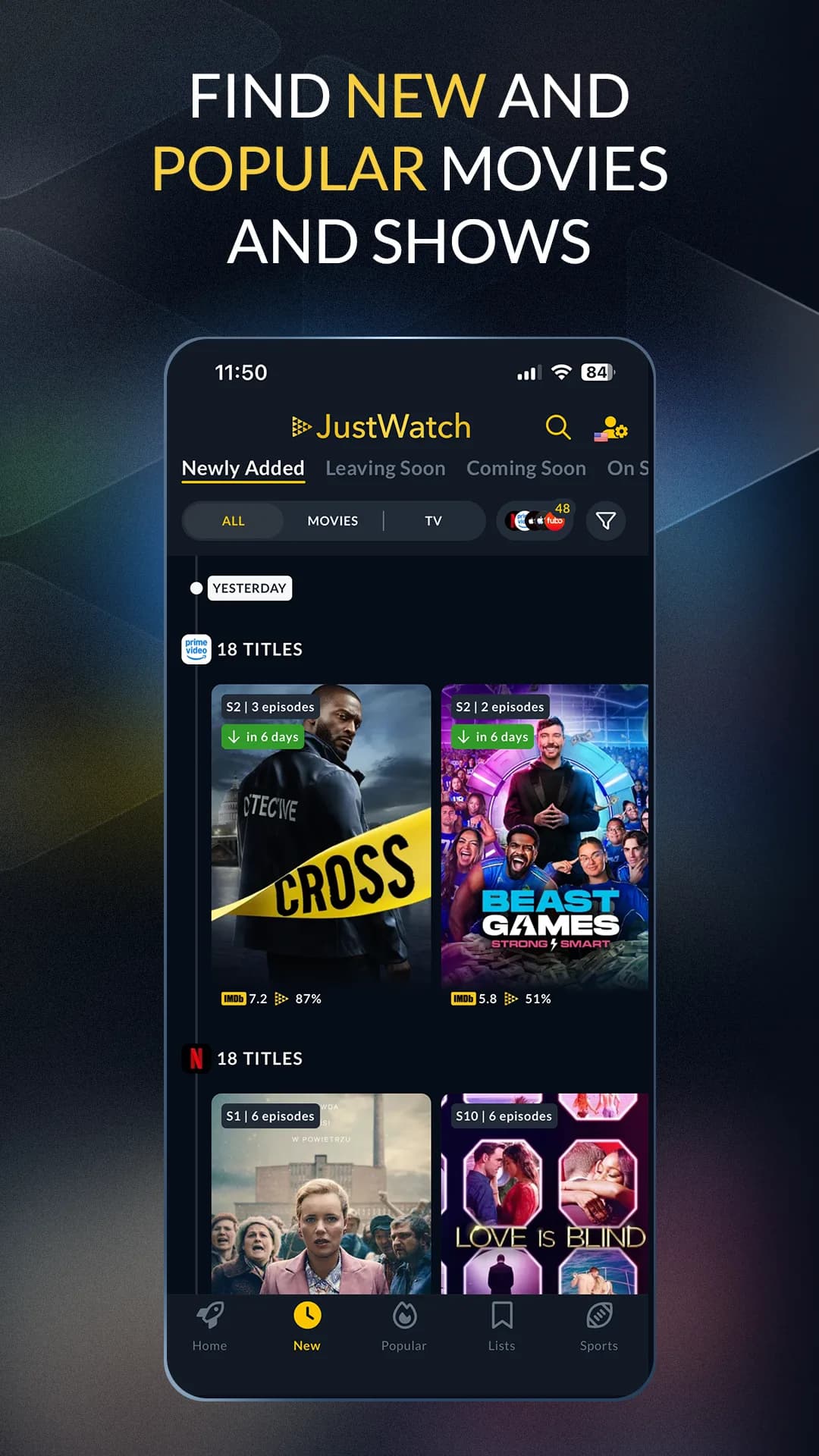 JustWatch — Captura de pantalla 4