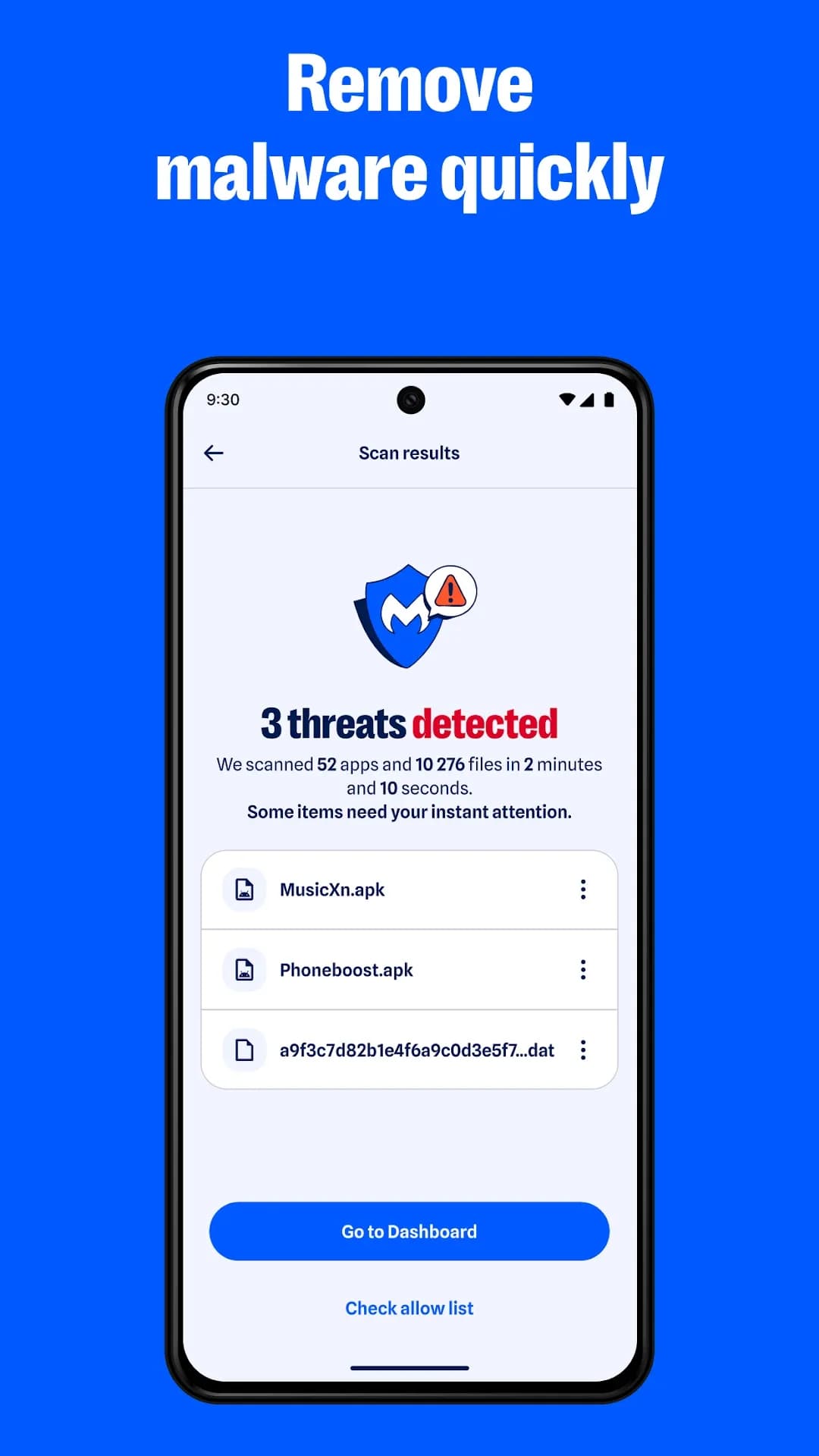 Malwarebytes Security — Captura de tela 4