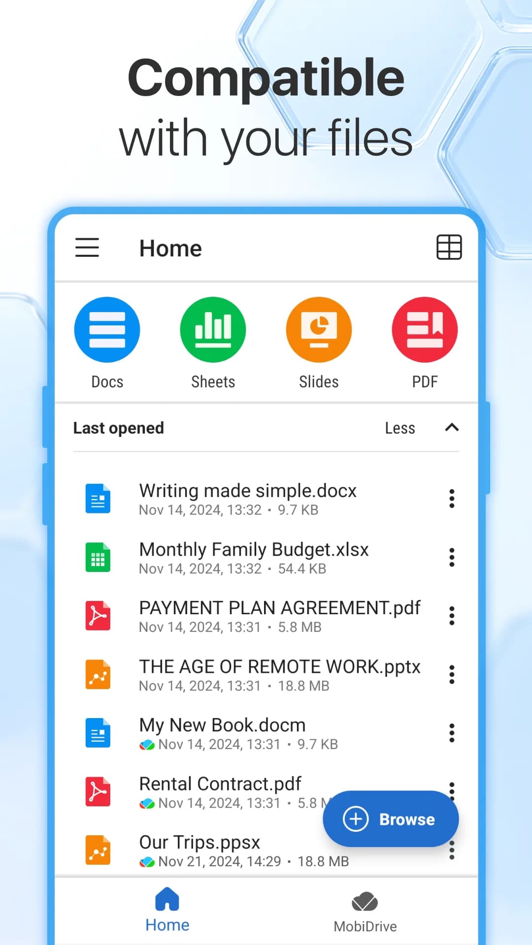 MobiOffice — Captura de pantalla 7