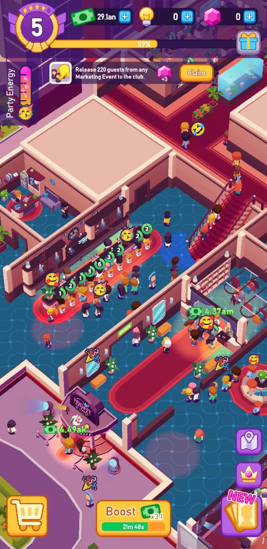 Nightclub Tycoon — Captura de pantalla 6
