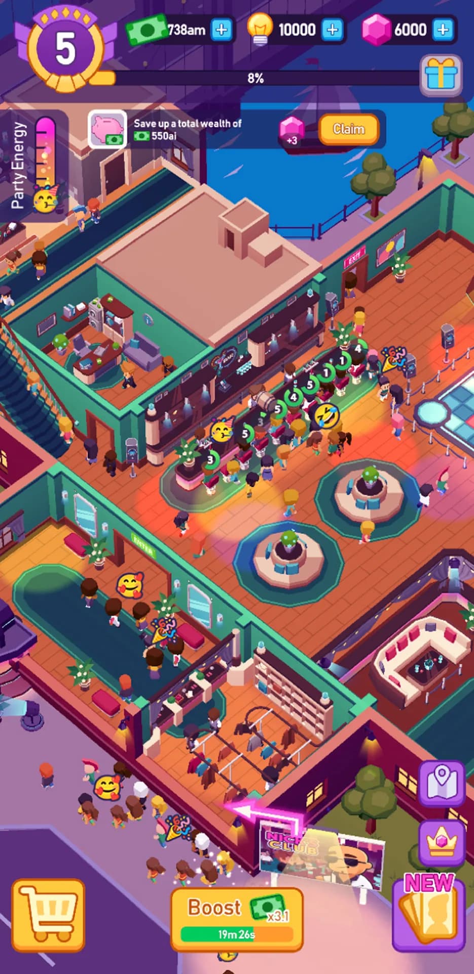 Nightclub Tycoon — Captura de pantalla 7