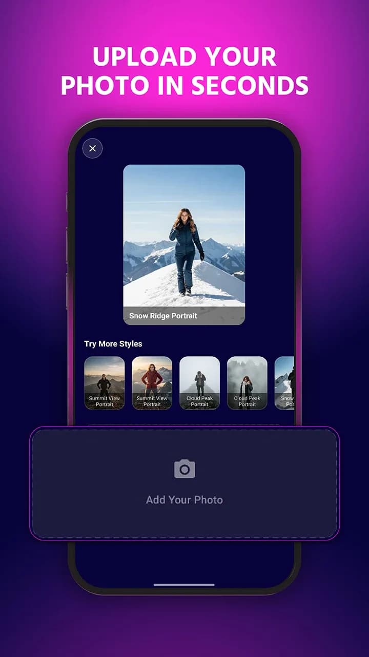 Photify AI مهكر — لقطة شاشة 1