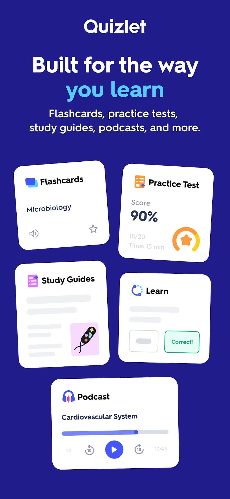 Quizlet مهكر — لقطة شاشة 1