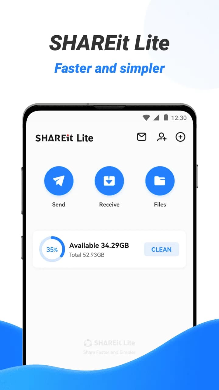 SHAREit Lite — Captura de pantalla 1
