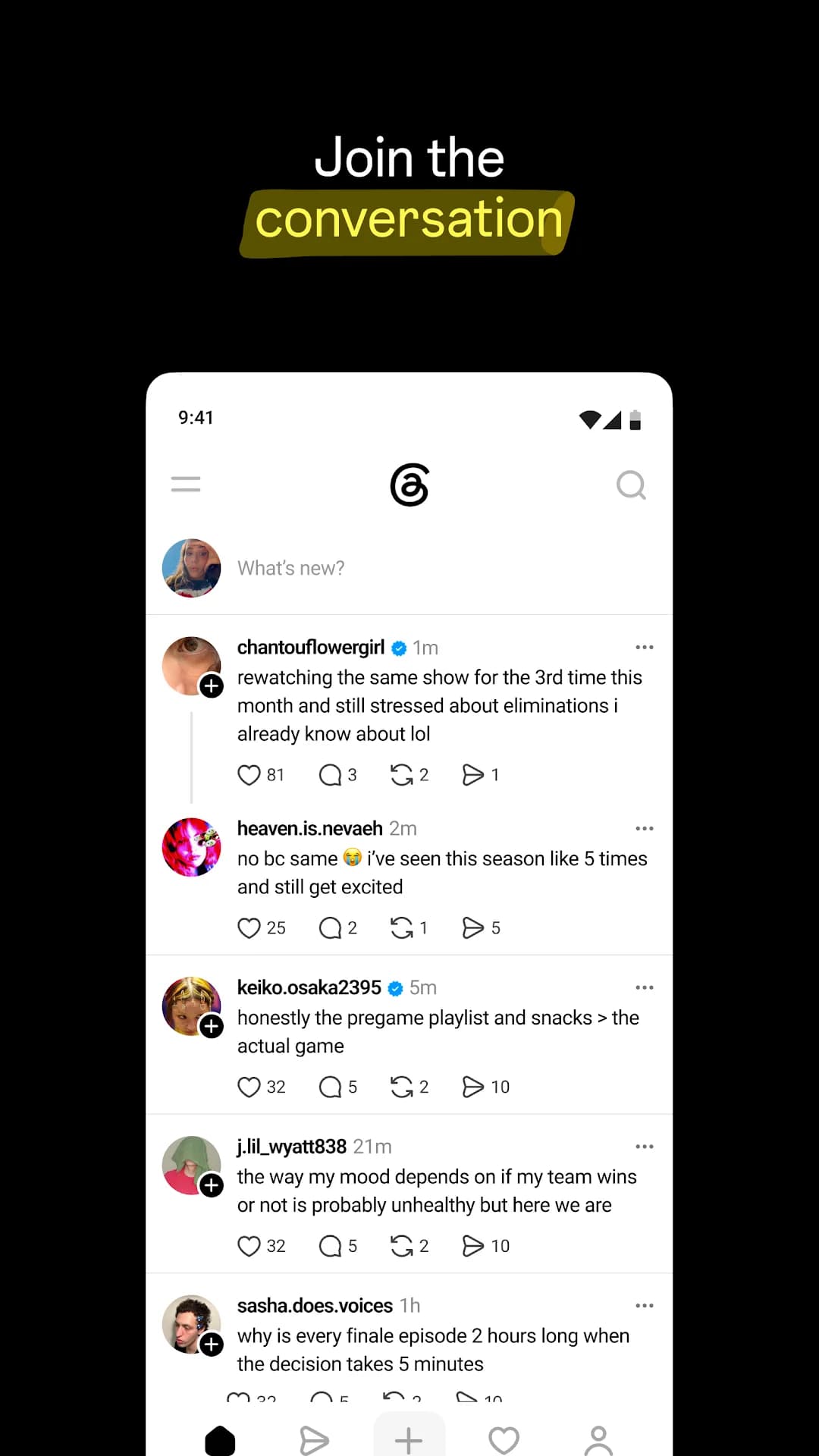 Threads مهكر — لقطة شاشة 1