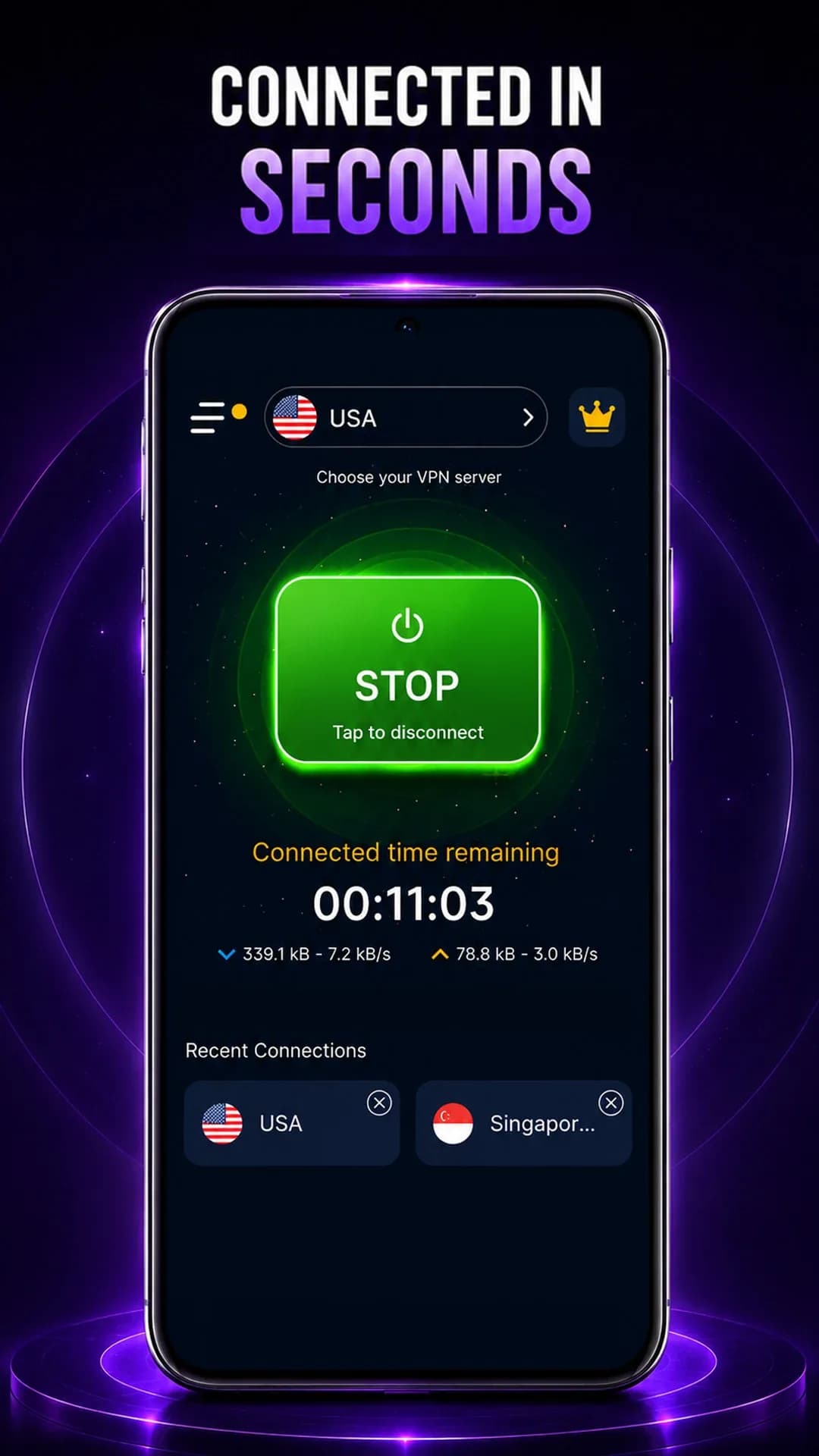 VPN Pronto — Capture d’écran 3