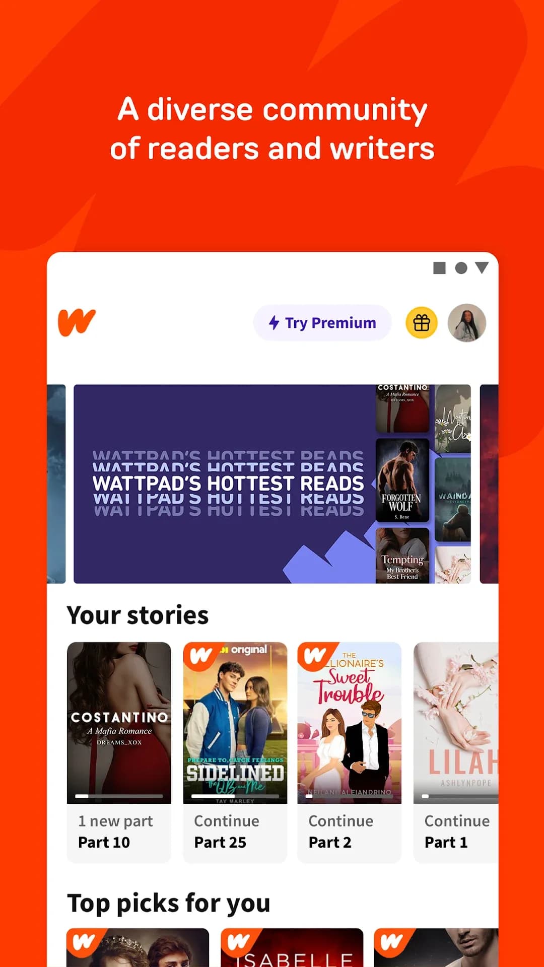 Wattpad — Screenshot 2