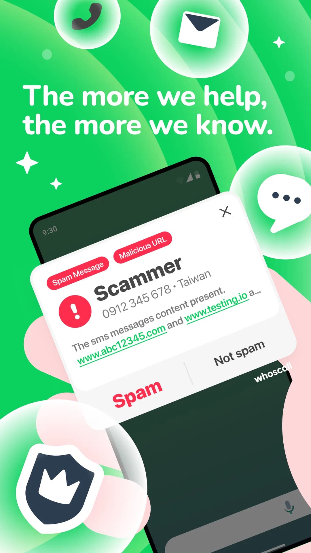 Whoscall مهكر — لقطة شاشة 2