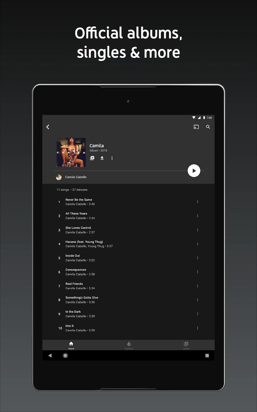 YouTube Music — Captura de tela 7