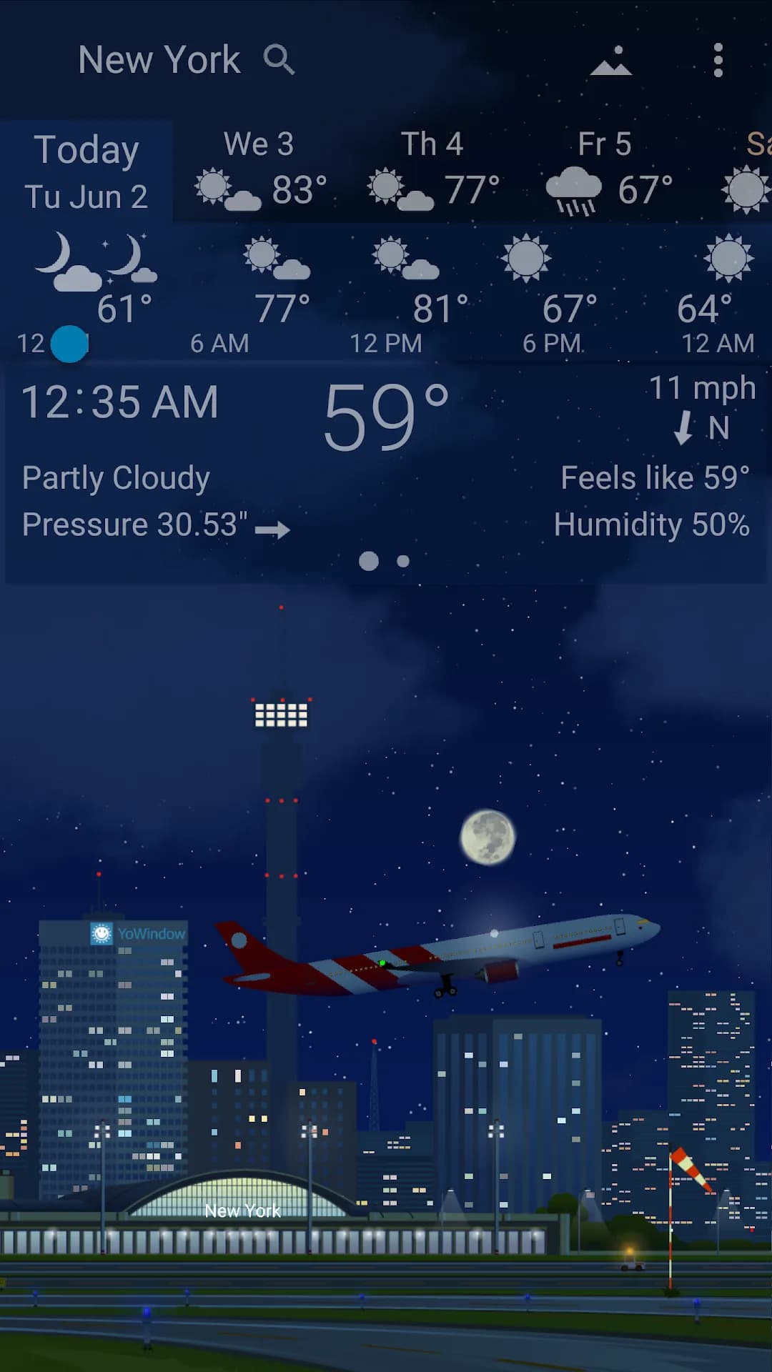 YoWindow Weather مهكر — لقطة شاشة 7