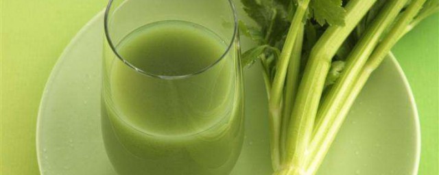 芹菜飲品怎麼做 芹菜汁的做法