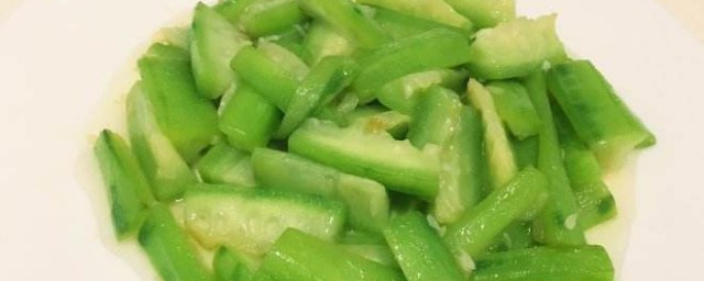白油絲瓜制作方法 做絲瓜的步驟