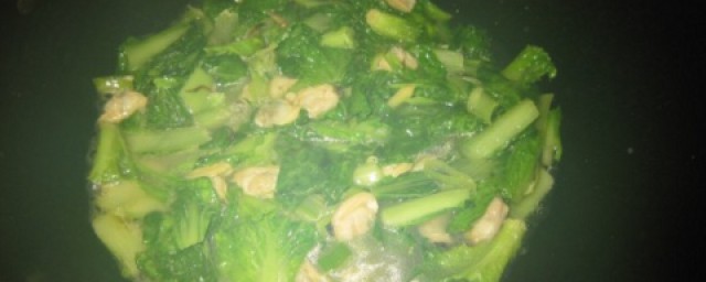 蛤蜊炒青菜做法竅門 蛤蜊炒青菜做法介紹