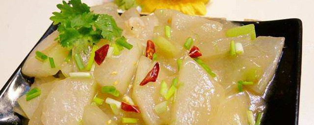 清炒冬瓜片兒方法 怎麼炒冬瓜片