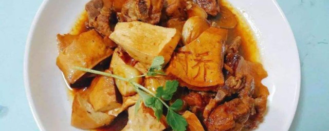 排骨燉幹豆腐如何做 排骨燉幹豆腐的做法