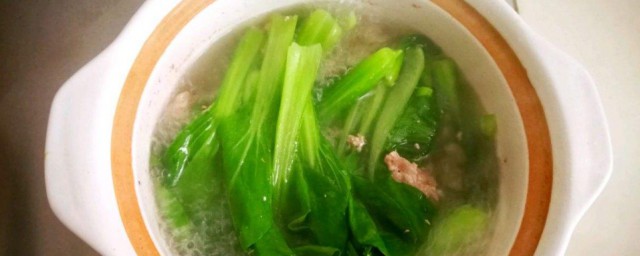 如何做青菜肉絲湯 青菜肉絲湯的做法