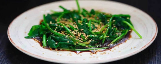 如何做芝麻拌油菜 需要哪些材料