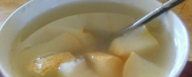 冰糖梨水怎麼熬可以治咳嗽 咳嗽冰糖梨水的熬制方法