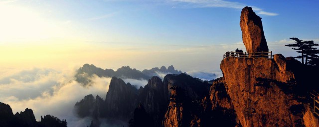 形容黃山美景的一句話 黃山的美無處不在