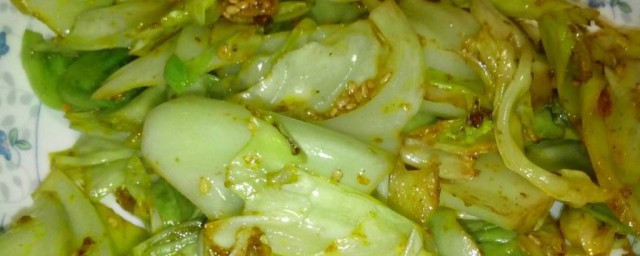 爆炒甘藍菜怎麼做好吃 炒甘藍菜的方法