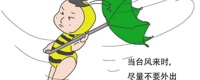 臺風註意事項句子 做好臺風的安全防患措施