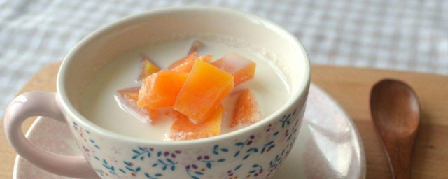 牛奶木瓜湯 牛奶木瓜湯的做法及營養價值