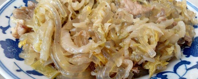 豬肉酸菜粉條的做法 豬肉酸菜粉條怎麼做