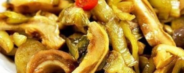 豬肚炒酸菜 豬肚炒酸菜做法