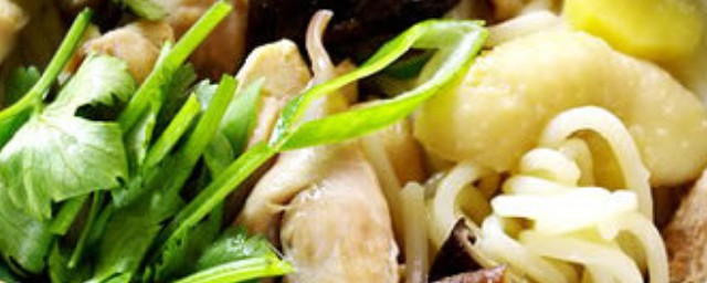 怎麼做燉雞面 做燉雞面的做法