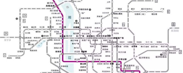 長沙地鐵運營時間 長沙地鐵時刻表