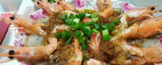 粉絲蒜蓉蒸蝦的做法 粉絲蒜蓉蒸蝦的做法介紹