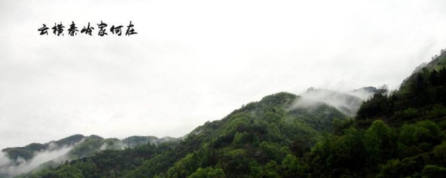 雲橫秦嶺傢何在原文 雲橫秦嶺傢何在的文章