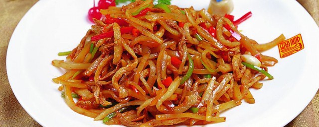 榨菜炒肉絲做法 榨菜炒肉絲做法具體步驟